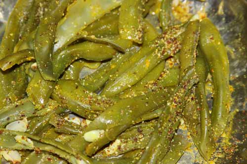 Sem Achaar Rezept - Pickles aus breiten Bohnen - 30 Mär 12