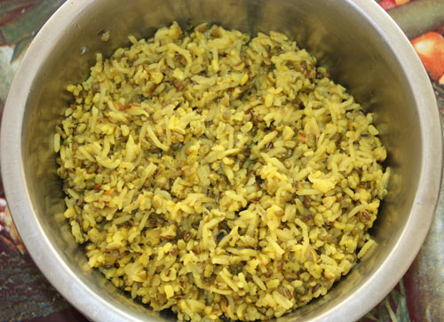 Moong Dal Khichdi - Recipe for a light and easy Lentil and Rice Dish - 18 Aug 12