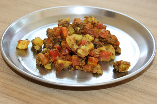 Ayurvedic Aloo Gajar - Recipe for Potatoes with Carrots - 14 Dec 12