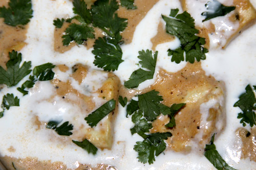 White Shahi Paneer - Recipe for Royal Indian Cheese in white gravy - 1 Jun 13