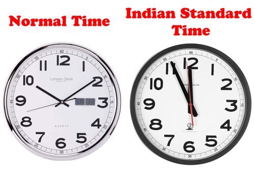 Die berühmte IST - Indische Standardzeit - 29 Jul 13