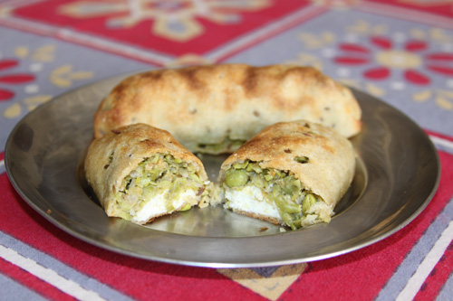 Matar-Paneer-Rolls - Recipe for Pasties filled with Green Peas and fresh Cheese - 26 Oct 13