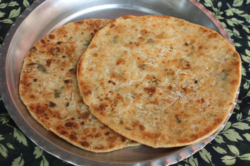 Muli Parantha - Rezept für indisches Brot mit Rettich gefüllt - 7 Feb 15