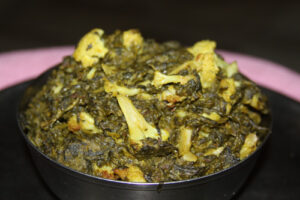 Read more about the article Palak Gobi – Recipe for Spinach with Cauliflower – 14 Feb 15