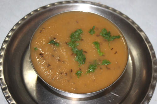 Ghiya Tomater ka Soup in Tarka - Rezept für Flaschenkürbis-Tomaten-Suppe - 14 Mär 15