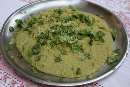 Chickpea Coriander Hummus - Recipe for a delicious Spread or Dip - 22 Aug 15