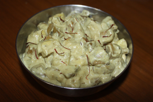 Read more about the article Recipe for Mushroom Paneer in Cashew Gravy – 20 Feb 16
